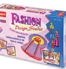 Fashion Design Studio, Portable Fashion Designs At The Turn Of A Wheel, Funskool